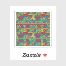 Funny Ugly Christmas Sweater Pattern Holiday  Aufkleber