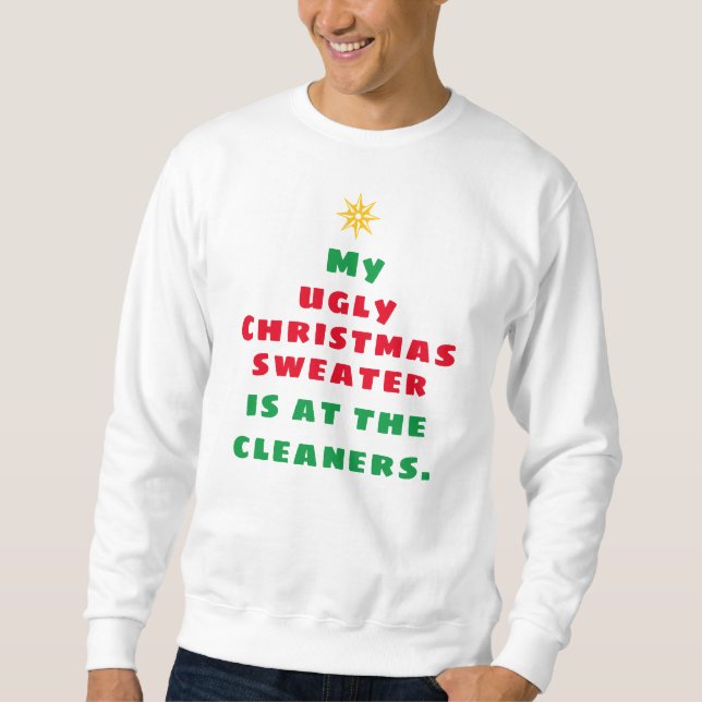 Funny Ugly Christmas Sweater T - Shirt (Vorderseite)