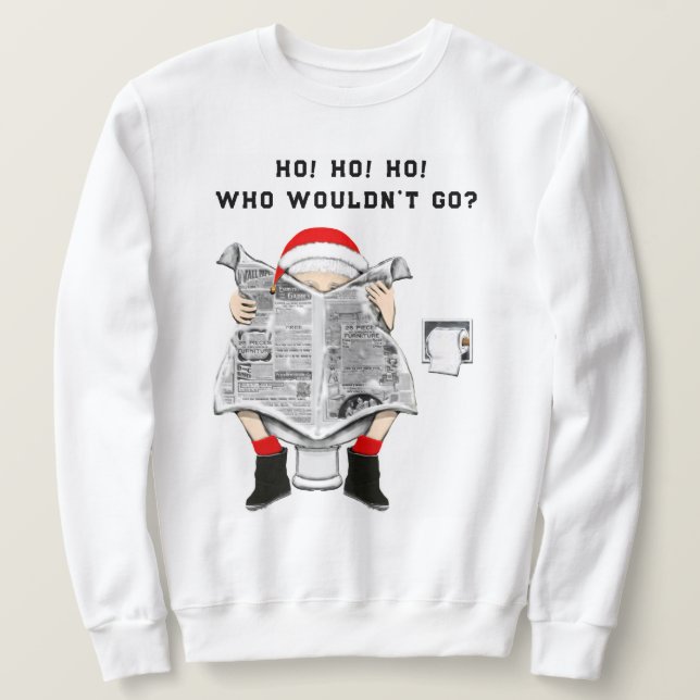 Funny Ugly Christmas Sweaters Sweatshirt (Design vorne)
