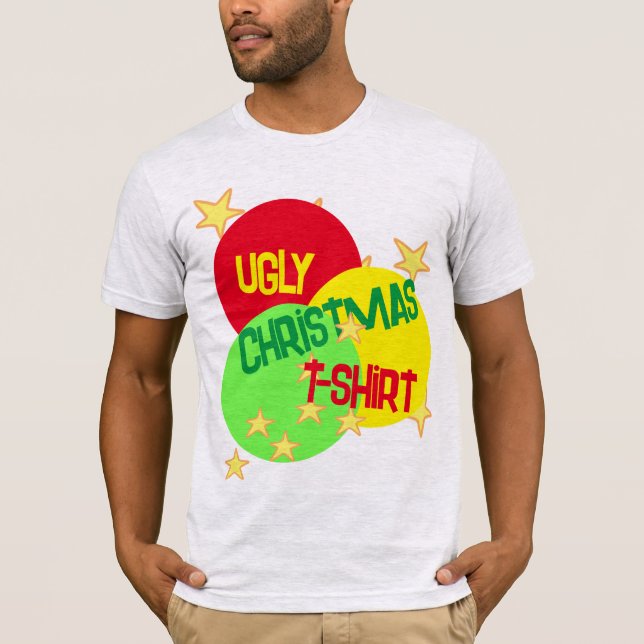 Funny Ugly Christmas T - Shirt (Vorderseite)