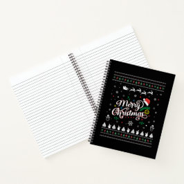 Funny Ugly Frohe Weihnachten Notizbuch