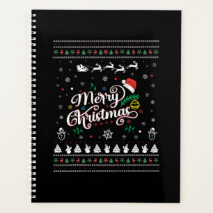 Funny Ugly Frohe Weihnachten Planer