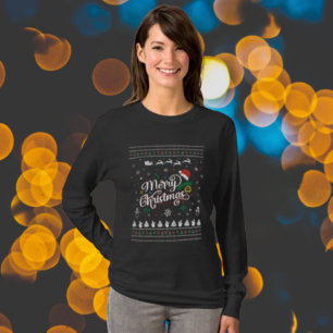 Funny Ugly Frohe Weihnachten T-Shirt