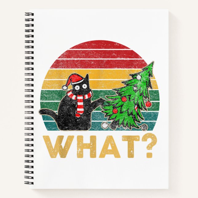 Funny Ugly Sweater Christmas Shirt Kinderspielplat Notizbuch (Vorderseite)