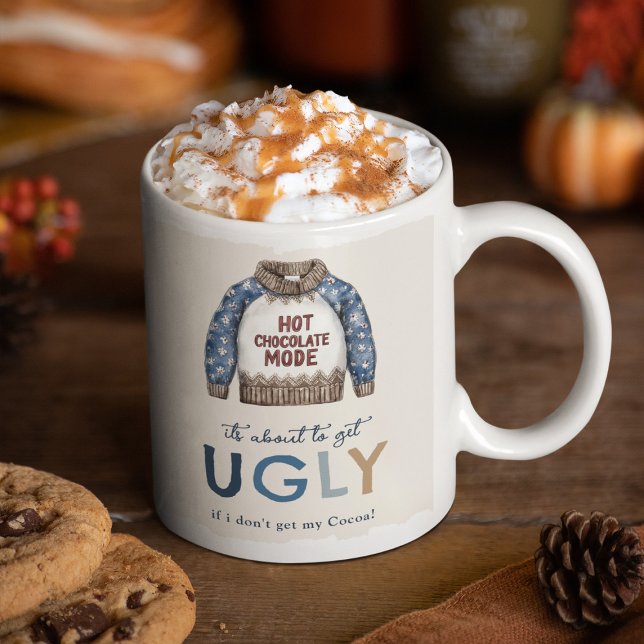 Funny Ugly Sweater Weihnachtsgeschenk Kaffeetasse (Von Creator hochgeladen)