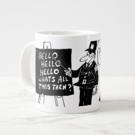 Funny UK Police Training School Jumbo-Tasse