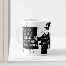 Funny UK Police Training School Kaffeetasse