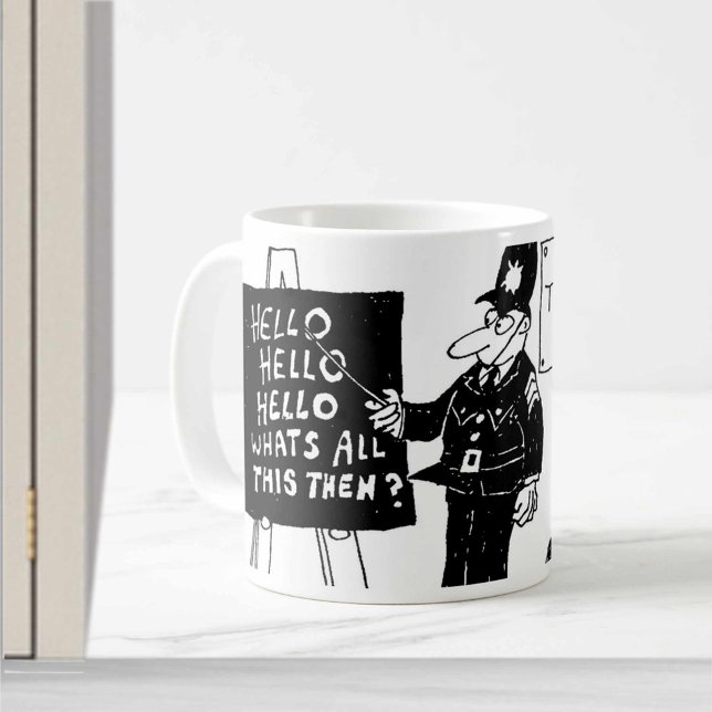 Funny UK Police Training School Kaffeetasse (Von Creator hochgeladen)
