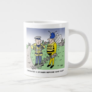 Funny UK Traffic Police Cartoon Jumbo-Tasse