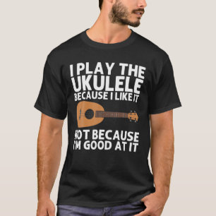 Funny Ukulele Geschenk für Männer Frauen Hawaiian T-Shirt