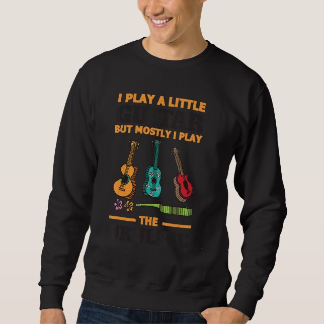 Funny Ukulele Pun T Shirts Little Guitar (Vorderseite)