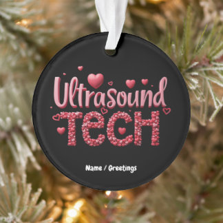 Funny Ultrasound Tech Valentine's Day Ideen Ornament