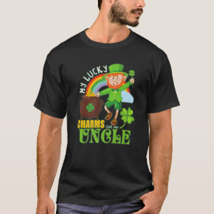Funny Uncle Paddy Day St Patricks Lucky Charms Cal T-Shirt