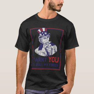 Funny Uncle Sam ich Wollte Sie, meinen Finger zu z T-Shirt
