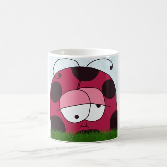 Funny und Chubby Ladybug Kaffeetasse (Mittel)