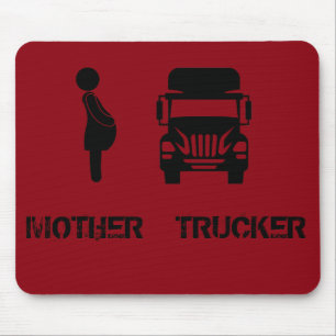 Funny und cool Mother Trucker von Storeman Mousepad