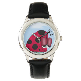 Funny und Euphoric Ladybug Armbanduhr