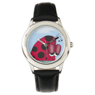 Funny und Euphoric Ladybug Armbanduhr