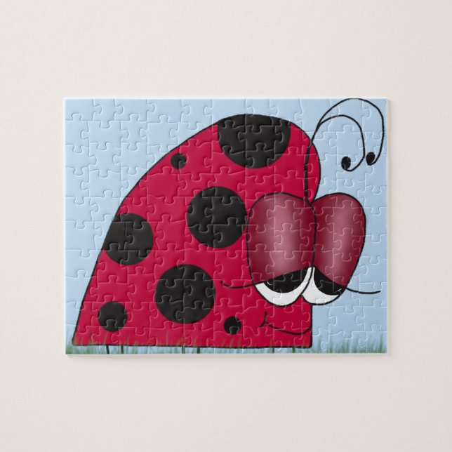 Funny und Euphoric Ladybug Puzzle (Horizontal)