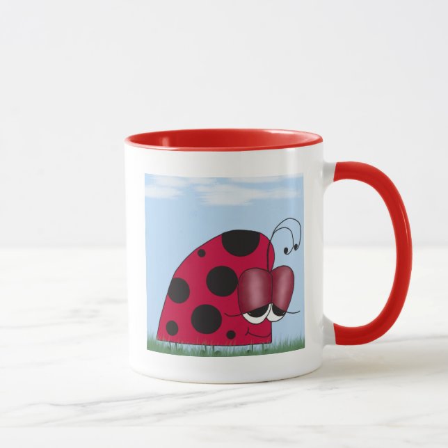 Funny und Euphoric Ladybug Tasse (Rechts)
