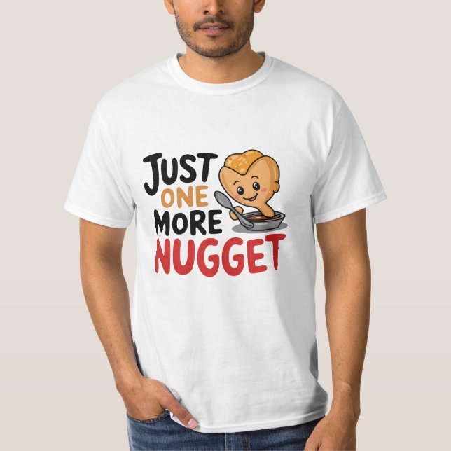 Funny und Niedlich Chicken Nugget Designs T-Shirt (Vorderseite)