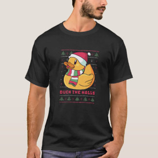 Funny und Niedlich Duck Puns Frohe Weihnachtsduck  T-Shirt