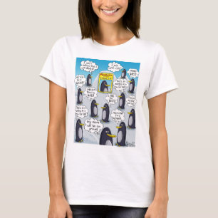 Funny und Niedlicher Pinguin des Monats. T-Shirt