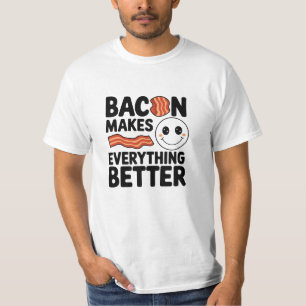 Funny und Quirky Bacon Lover Graphics T-Shirt