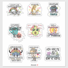 Funny und Sarcastic Vinyl Stickers Aufkleber