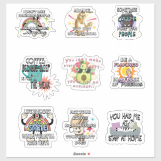 Funny und Sarcastic Vinyl Stickers Aufkleber