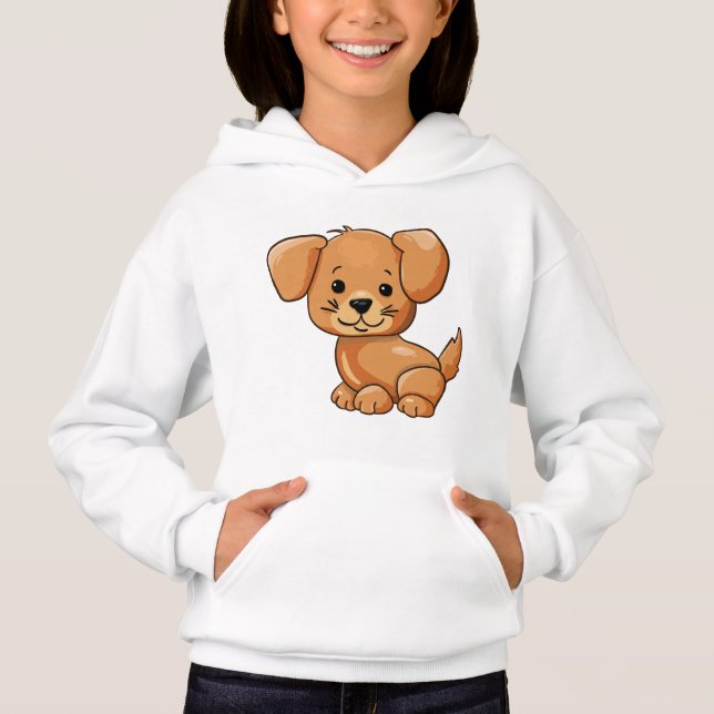 Funny und Smart Hund Hoodie (Vorderseite)