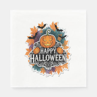 Funny und Spooky Halloween Zitate glücklich Serviette