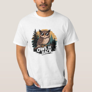 Funny und Whimsical Owl Lover Graphics T-Shirt