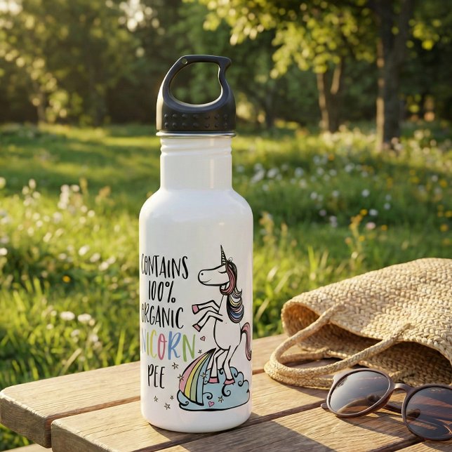 Funny Unicorn - Bio Einhorn Trinkflasche (Von Creator hochgeladen)