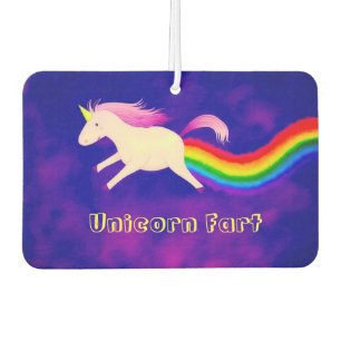 Funny Unicorn Fargend a Rainbow Car Air Freshener Autolufterfrischer