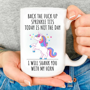 Funny Unicorn Geschenk, werde ich dir MIT MEINER H Kaffeetasse