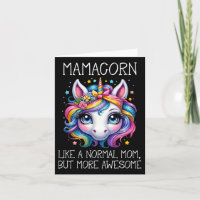 Funny Unicorn Mamacorn Muttertag Mamas Grandmas
