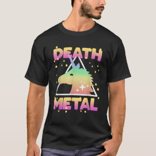 Funny Unicorn Pastel Goth Vaporwave Death Metal Gi T-Shirt