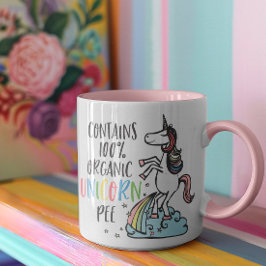 Funny Unicorn Tasse - Bio Unicorn Pee Novelty