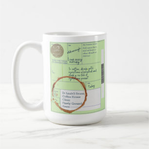 Funny UNIQUE Custom UK Prescription Coffee Lovers Kaffeetasse