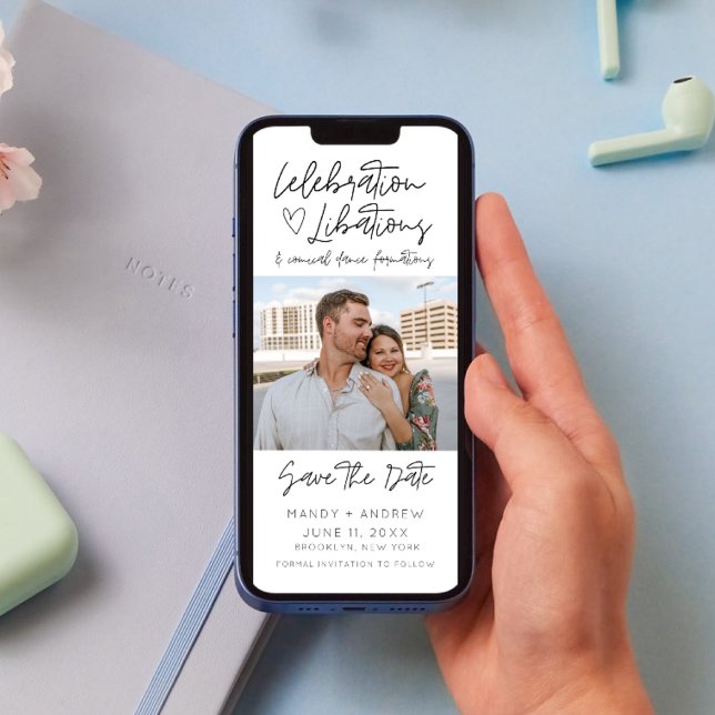 Funny Unique Foto Wedding Save the Date (Funny Unique Photo Wedding Save the Date)