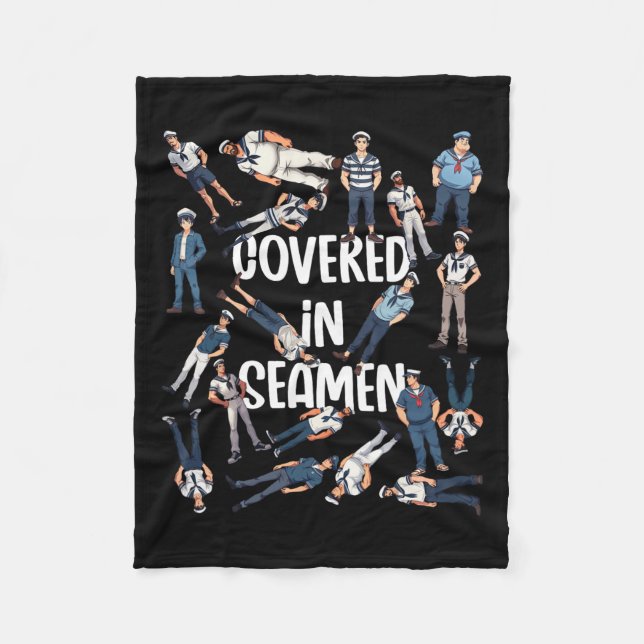 Funny unpassend Embarring Adulter Humor Sailor G Fleecedecke (Vorderseite)