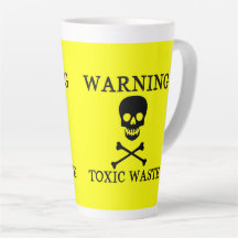 Funny uns WARNING Giftige Abfälle ・ Öko Gelb