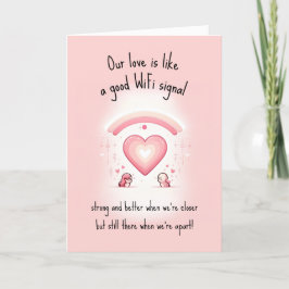 Funny Unsere Liebe ist wie | Valentinstag Feiertagskarte