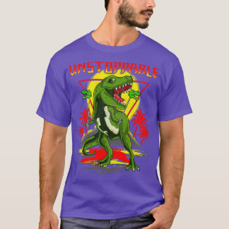 Funny Unstoppable TRex Kurz Dinosaurier Arms Pun T-Shirt