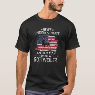 Funny unterschätzt nie einen alten Mann mit einem T-Shirt