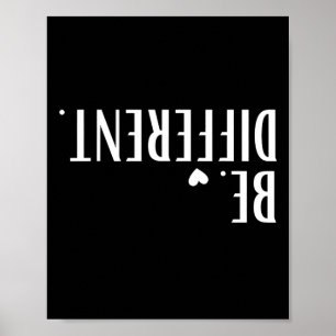 Funny Upside Down verschiedene Männer Frauen Kinde Poster