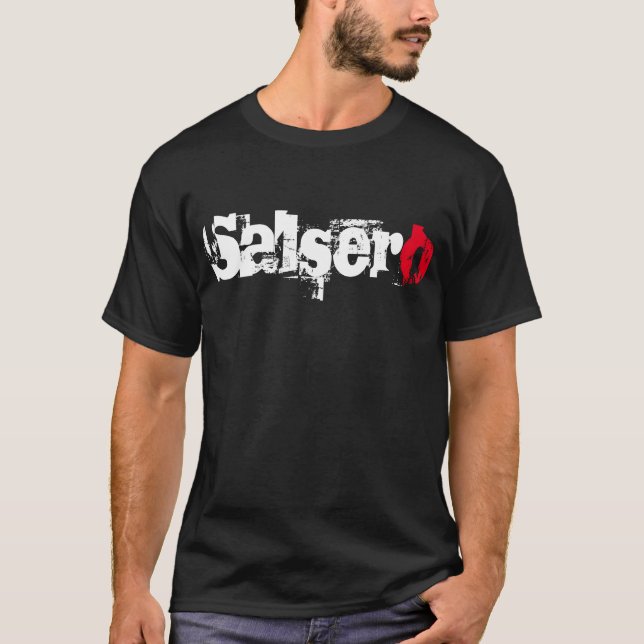 Funny Urban Salsero Dancer Moderner Schriftart T - T-Shirt (Vorderseite)