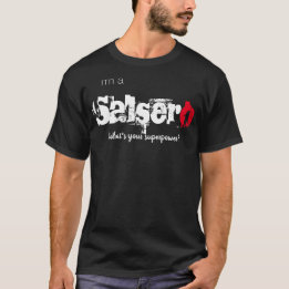 Funny Urban Salsero Dancer Moderner Schriftart T - T-Shirt