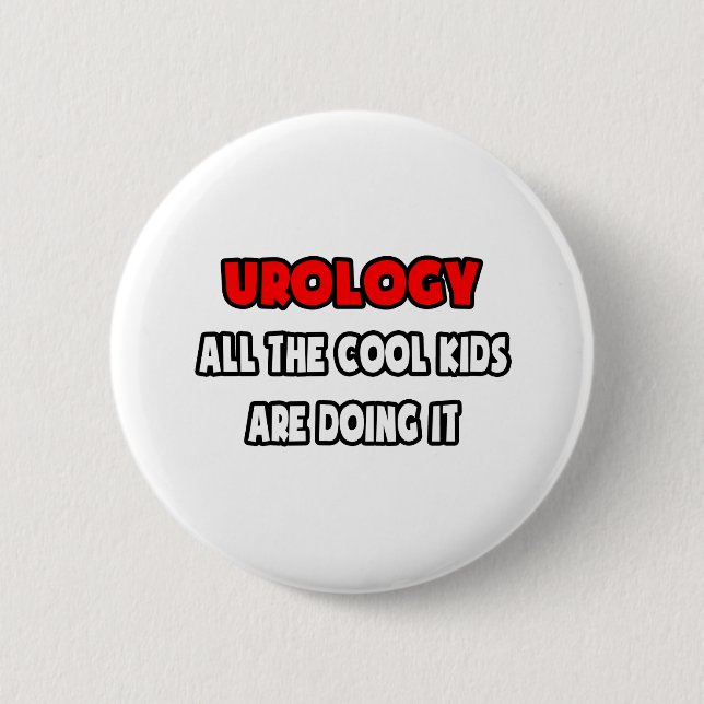 Funny Urologist Shirts und Geschenke Button (Vorderseite)